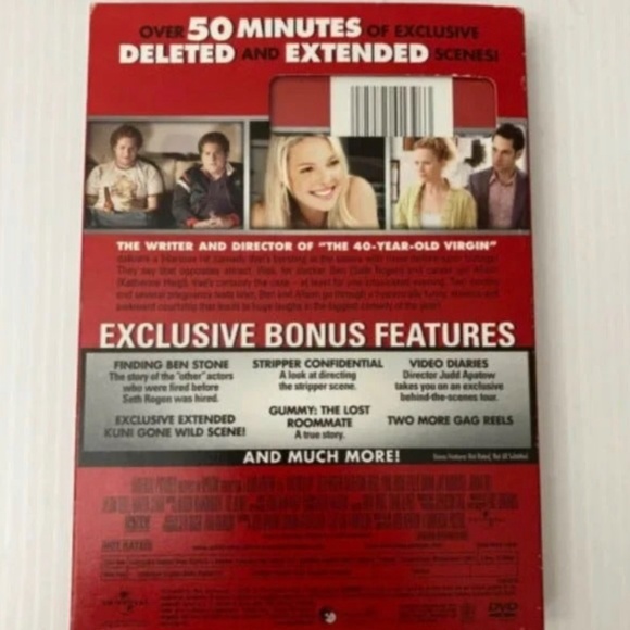 Knocked Up (DVD, 2007, 2-Disc Set, Unrated Unprotected Widescreen) - Picture 6 of 6